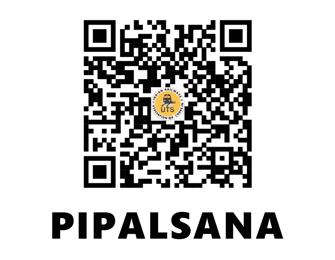 UTS QR Code for PIPALSANA - PLS (NE - UTTAR PRADESH)